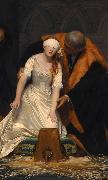 Paul Delaroche The Execution of Lady Jane Grey oil painting on canvas